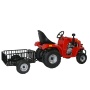 Quads/ATV's - Minitractor 110cc met aanhanger (minitrekker) - 110cc - 401-groen
